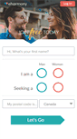 Mobile Screenshot of eharmony.ca