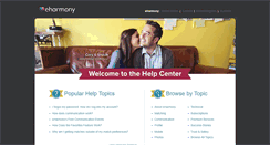 Desktop Screenshot of help-singles.eharmony.co.uk